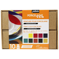 Zestaw farb do ceramiki Pebeo Porcelaine 150 /10 x 45 ml | Artmie