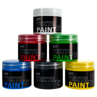 Zestaw farb do ciemnych tkanin Profil 6 x 50 ml | Artmie