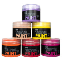 Zestaw farb do ciemnych tkanin Profil - SUNSET BOULEVARD 6 x 50 ml | Artmie