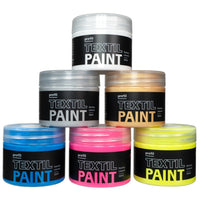 Zestaw farb do ciemnych tkanin Profil - Unicorn Bling 6 x 50 ml | Artmie