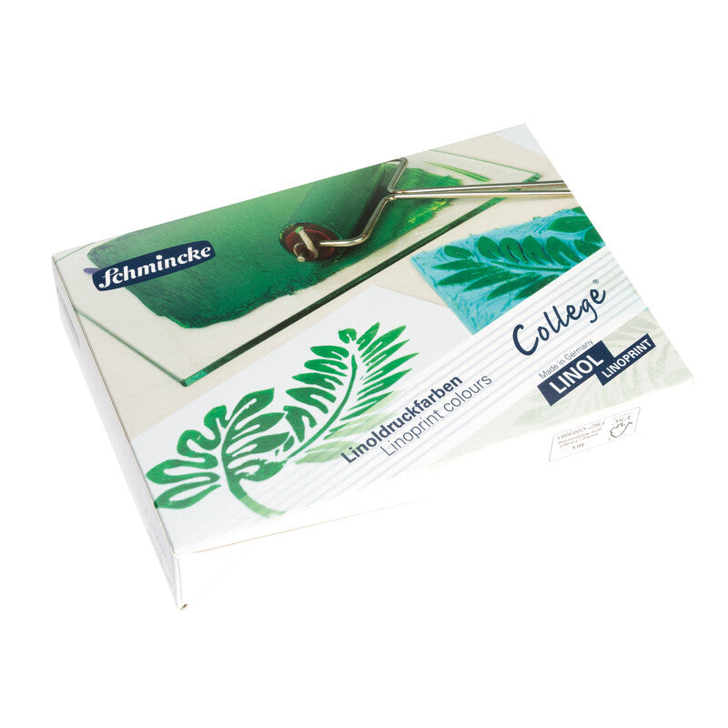 Zestaw farb do linorytu Schmincke College Linol, 5 x 75 ml, kolory podstawowe