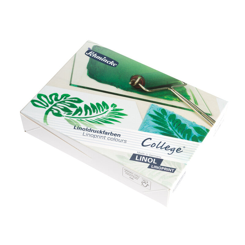 Zestaw farb do linorytu Schmincke College Linol, 5 x 75 ml, kolory podstawowe