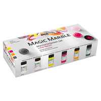 Zestaw farb do marmurkowania Kreul Magic Marble Love Neon 6x20 ml | Artmie