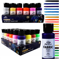 Zestaw farb do tkanin Phoenix 12–24 x 59 ml
