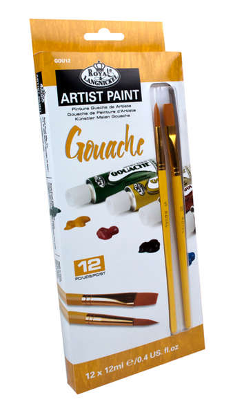 Zestaw farb gwaszowych Artist Paint / 12 szt x 12 ml | Artmie