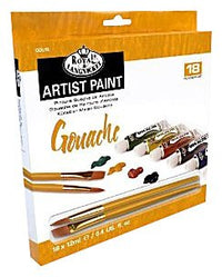 Zestaw farb gwaszy ARTIST PAINT / 18 szt x 12 ml | Artmie