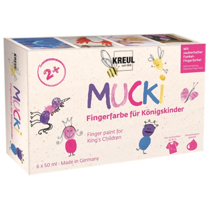 Zestaw farb MUCKI - KREUL / 6 x 50 ml | Artmie
