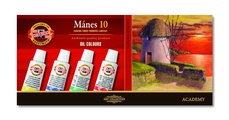 Zestaw farb olejnych Art Collection / 10 x 16 ml | Artmie