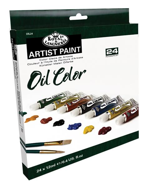 Zestaw farb olejnych Artist Paints by Royal & Langnickel / 24 szt x 12 ml | Artmie