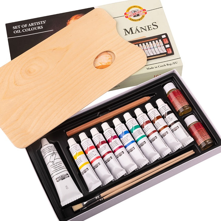 Zestaw farb olejnych Mánes / 16 ml x 10 szt. | Artmie