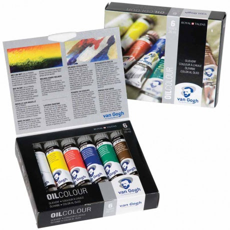 Zestaw farb olejnych Oil Colour Van Gogh / 6 szt x 20 ml | Artmie