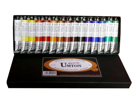 Zestaw farb olejnych UMTON 0-91 / 15 szt x 20 ml B | Artmie