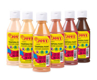 Zestaw farb plakatowych JOVI Premium płynna tempera 6 x 250 ml odcienie skóry