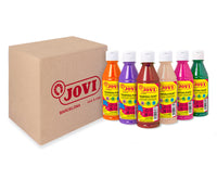 Zestaw farb plakatowych w płynie JOVI Premium 6 x 250 ml – mix kolorów wariant B