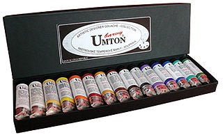 Zestaw farb temperowych Umton Barvy T-91 / 15 szt x 16 ml | Artmie