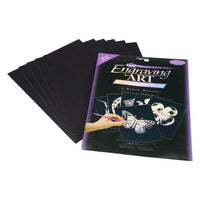 Zestaw holograficznych wydrapywanek, engraving / 6 wzorów | Artmie