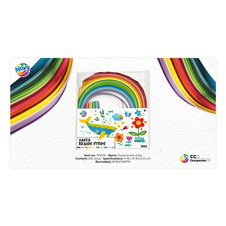 Zestaw kolorowych pasków papieru | Artmie