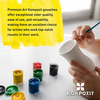 Zestaw kompozytowych farb gwaszowych Premium ART | Artmie
