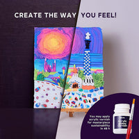 Zestaw kreatywny 3D OKTO "Park Guell w Barcelonie" 30 x 40 cm | Artmie