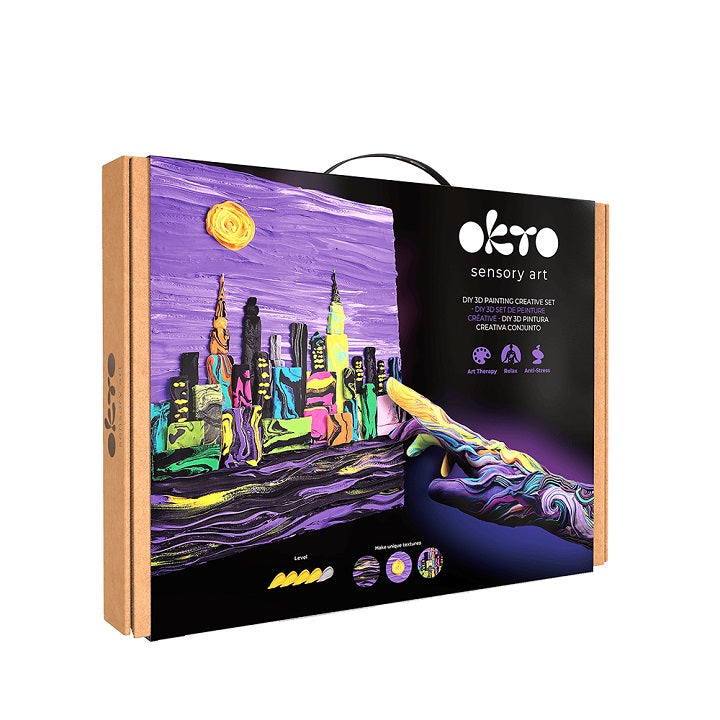 Zestaw kreatywny 3D OKTO "Skyline New York" 30 x 40 cm | Artmie
