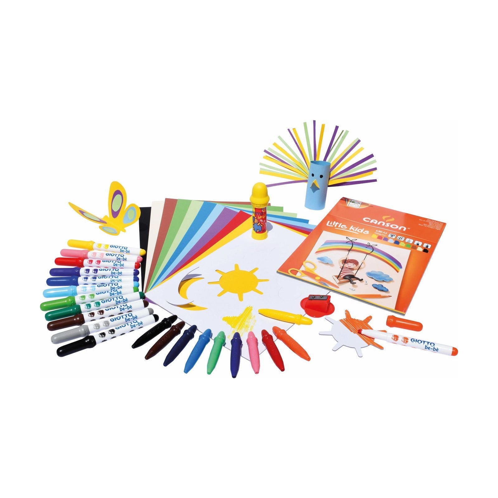 Zestaw kreatywny do prac plastycznych GIOTTO be-bè Little Creations 58 szt.