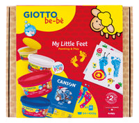 Zestaw kreatywny GIOTTO be-bè My Little Feet do odcisków dłoni i stóp – 5 szt.