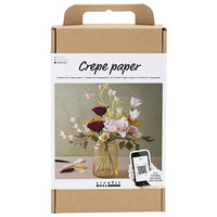 Zestaw kwiatów z papieru krepowego | Artmie