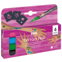Zestaw markerów do ciała TATTOO pen KREUL -  4szt | Artmie