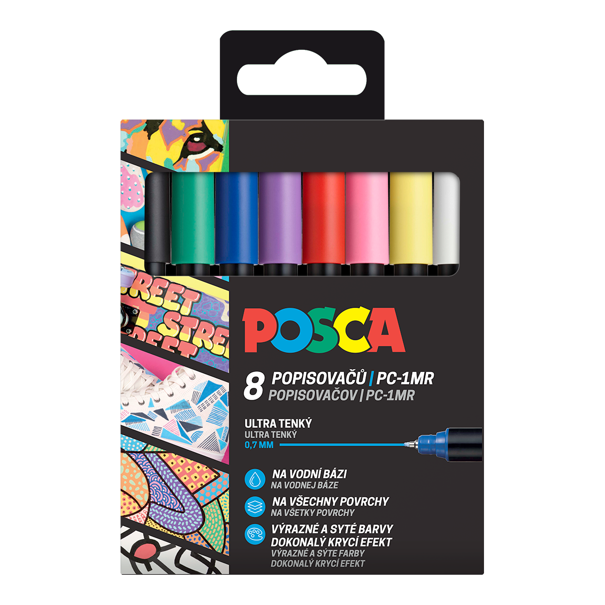 Zestaw markerów Posca (8 szt.)