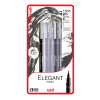 Zestaw markerów UNI PIN fineliner Elegant Tones 5 szt. | Artmie