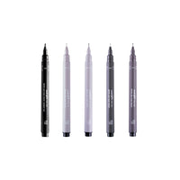 Zestaw markerów UNI PIN fineliner Elegant Tones 5 szt. | Artmie