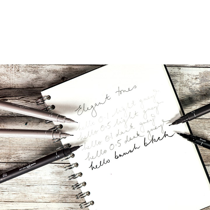 Zestaw markerów UNI PIN fineliner Elegant Tones 5 szt. | Artmie