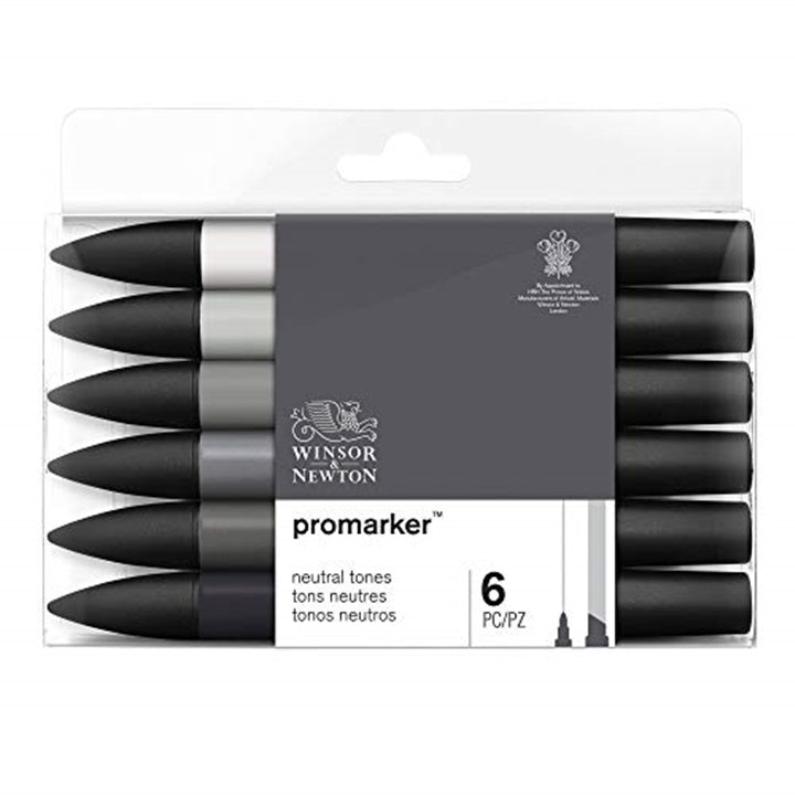 Zestaw markerów Winsor &amp; Newton Promarker - neutralne odcienie | Artmie