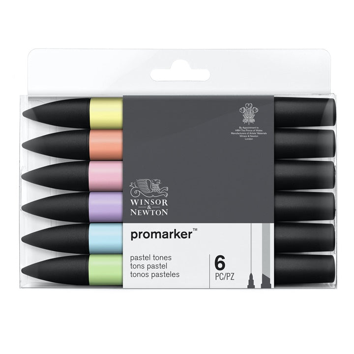 Zestaw markerów Winsor &amp; Newton Promarker - odcienie pastelowe | Artmie