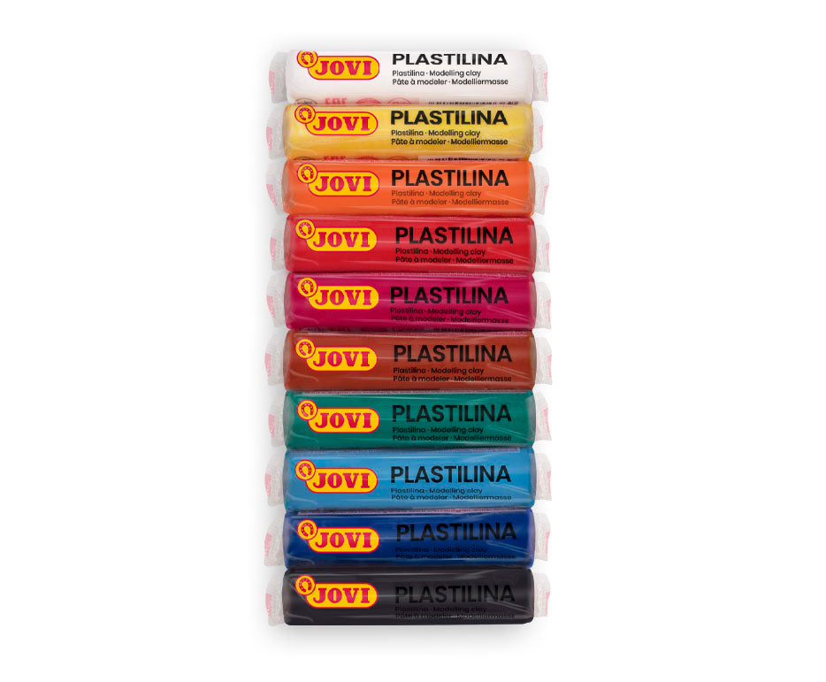Zestaw mas plastycznych JOVI plastelina naturalna 10 x 15 g