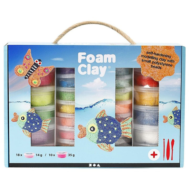 Zestaw masy plastycznej Foam Clay / 31 elementów | Artmie