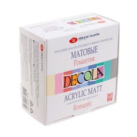 Zestaw matowych farb akrylowych Decola 9x20 ml | różne zestawy | Artmie