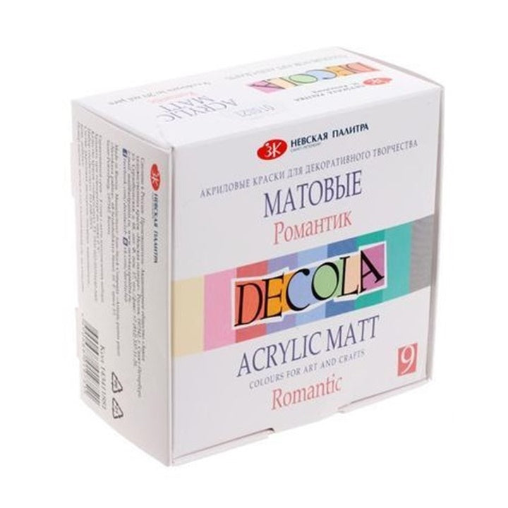 Zestaw matowych farb akrylowych Decola 9x20 ml | różne zestawy | Artmie