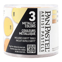 Zestaw metalicznych pasteli PanPastel - złoty | Artmie