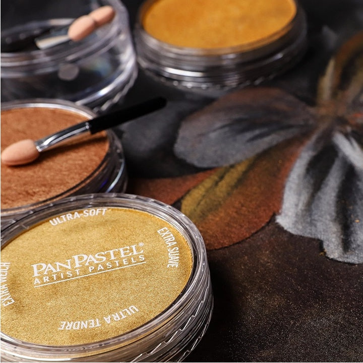 Zestaw metalicznych pasteli PanPastel - złoty | Artmie