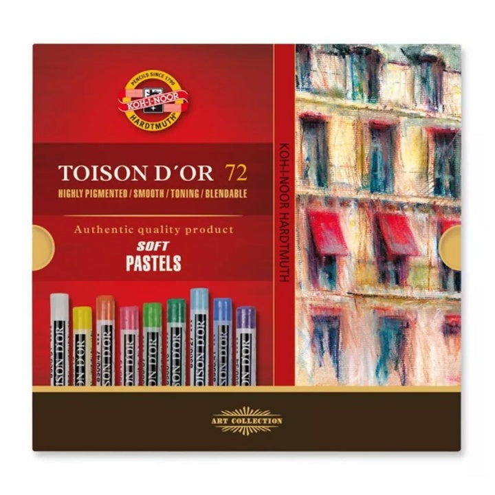 Zestaw miękkich pasteli Toison D'Or / 72 szt. | Artmie