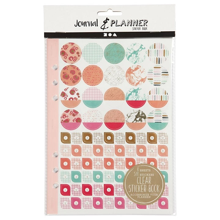 Zestaw naklejek Journal and Planner - 578 szt. | Artmie