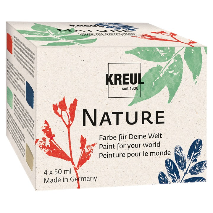 Zestaw naturalnych ekologicznych farb NATURE KREUL / 4 szt | Artmie