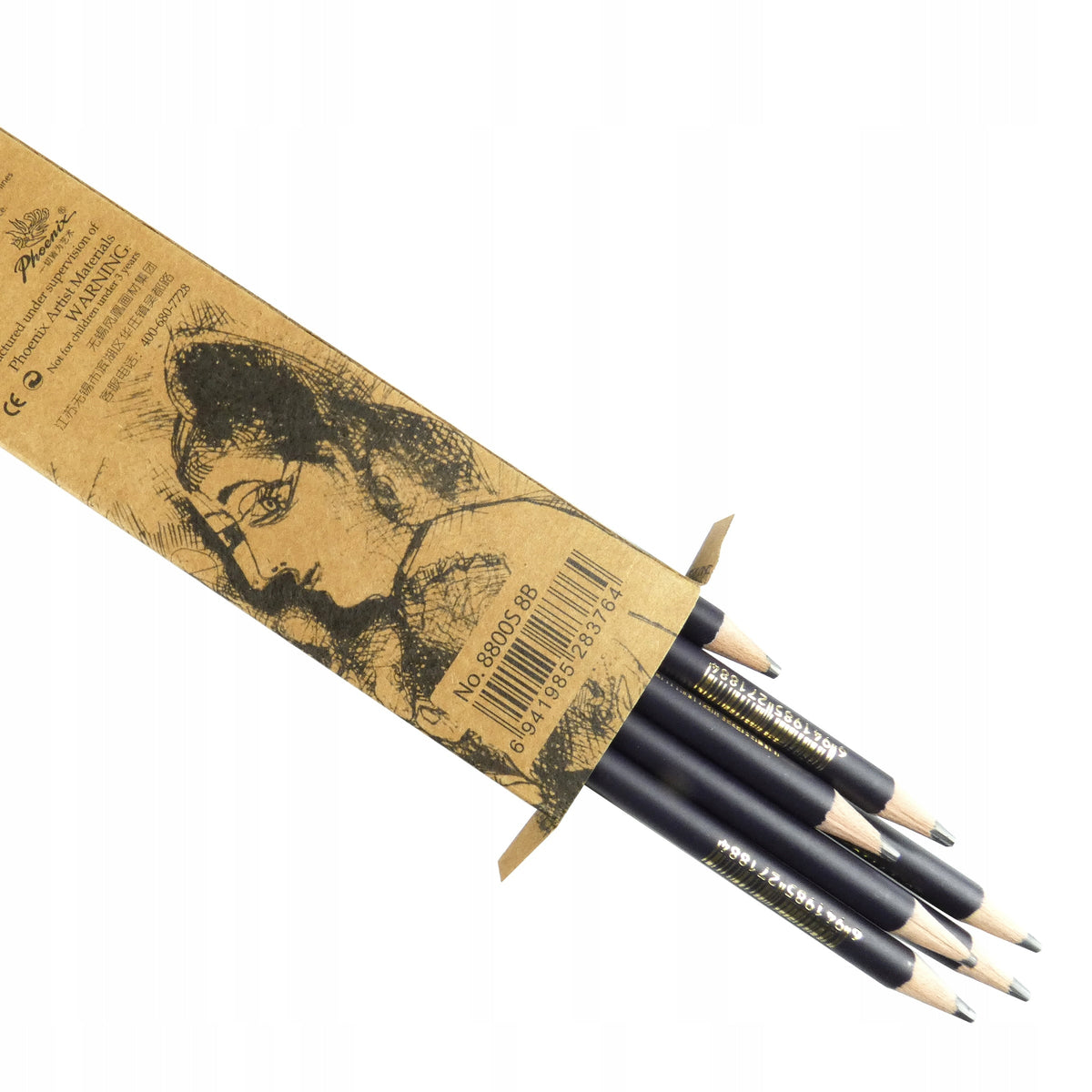 Zestaw ołówków grafitowych Phoenix 2H – 12 szt.