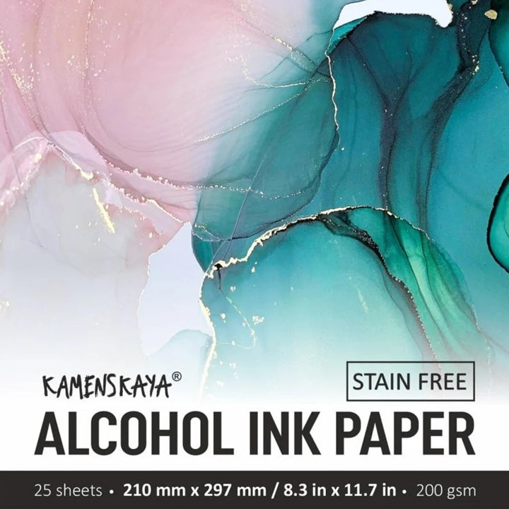Zestaw papierów syntetycznych do tuszy alkoholowych KAMENSKAYA | różne rozmiary | Artmie