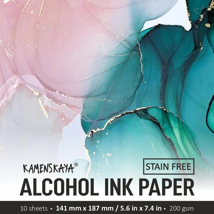 Zestaw papierów syntetycznych do tuszy alkoholowych KAMENSKAYA | różne rozmiary | Artmie