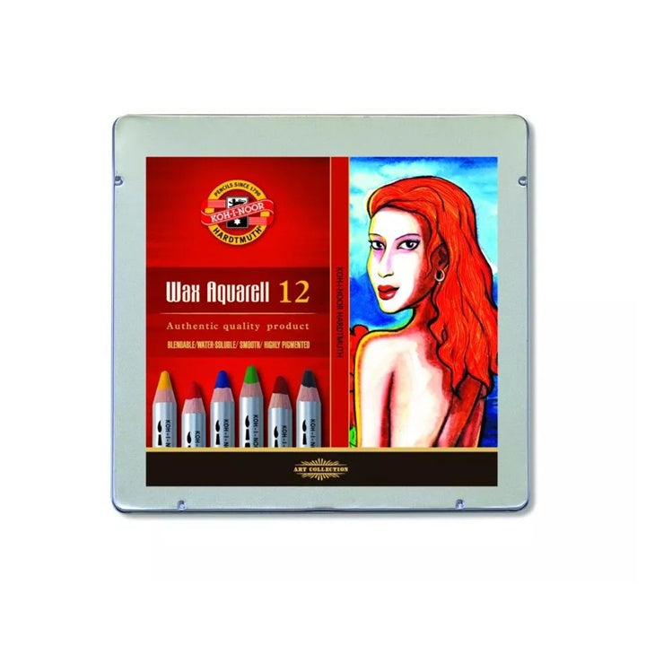 Zestaw pasteli woskowych KOH-I-NOOR Aquarelle | Artmie