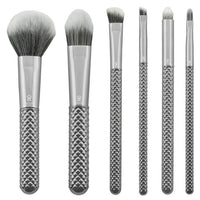 Zestaw pędzli do makijażu Bouquet Metallic Silver | Artmie