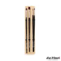 Zestaw pędzli Top Acryl 5004 - da Vinci / 4 szt | Artmie