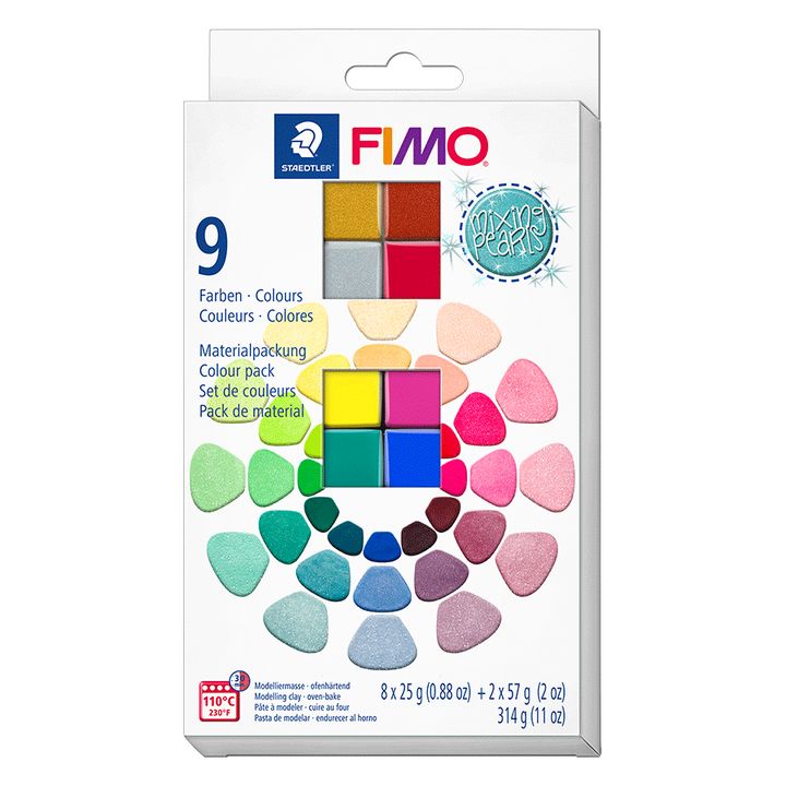 Zestaw pereł polimerowych FIMO Effect Mixing Pearls | Artmie